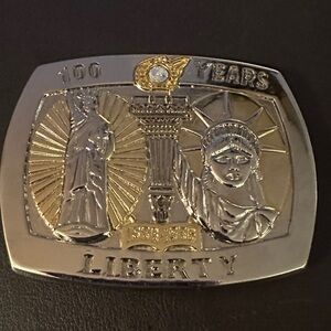 Sterling Treasury Liberty Belt Buckle